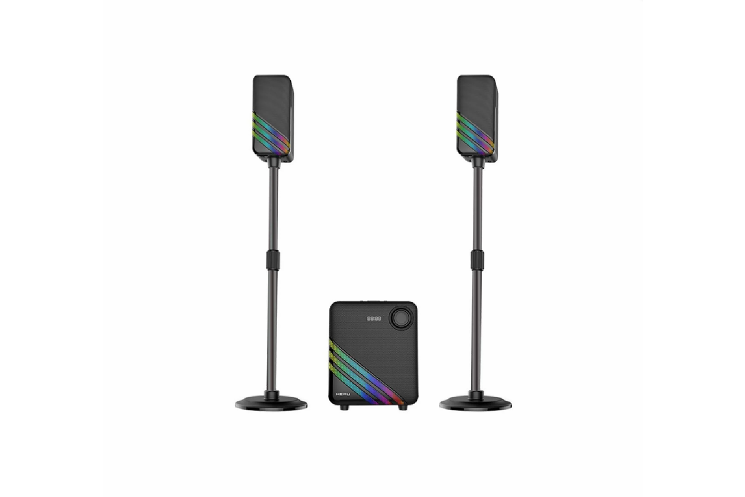 HEPU HP-TV02 2+1 Ev Sinema Sistemi – Bluetooth + USB + SD Kart + AUX + Kumandalı