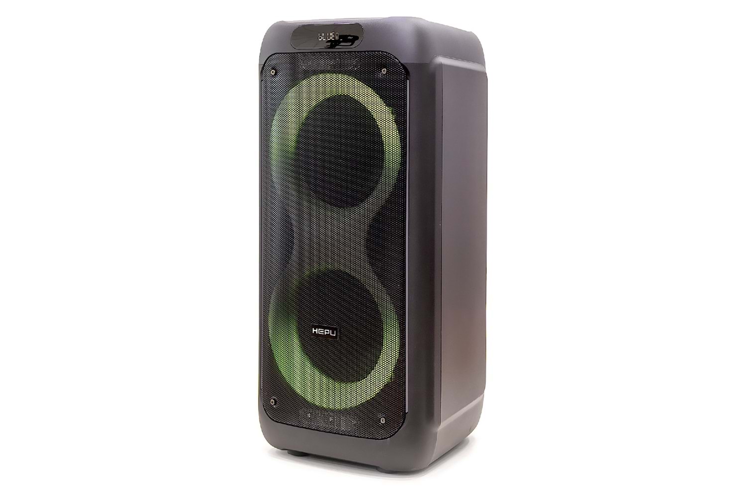 HEPU HP 939 Taşınabilir Şarjlı Bluetooth Hoparlör 80 w Rms 2*8 inc Woofer Extra Bass Karaoke Mikrafon