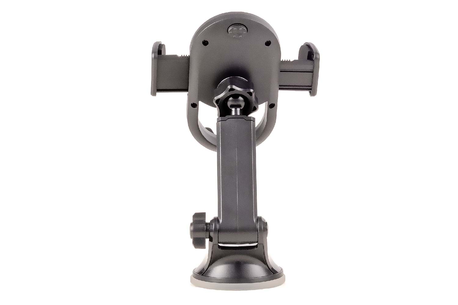 HEPU HP-A02 Cam Tipi Telefon Tutucu – Yuvarlak Gövde + Ayarlanabilir Kol + Güçlü Vantuz