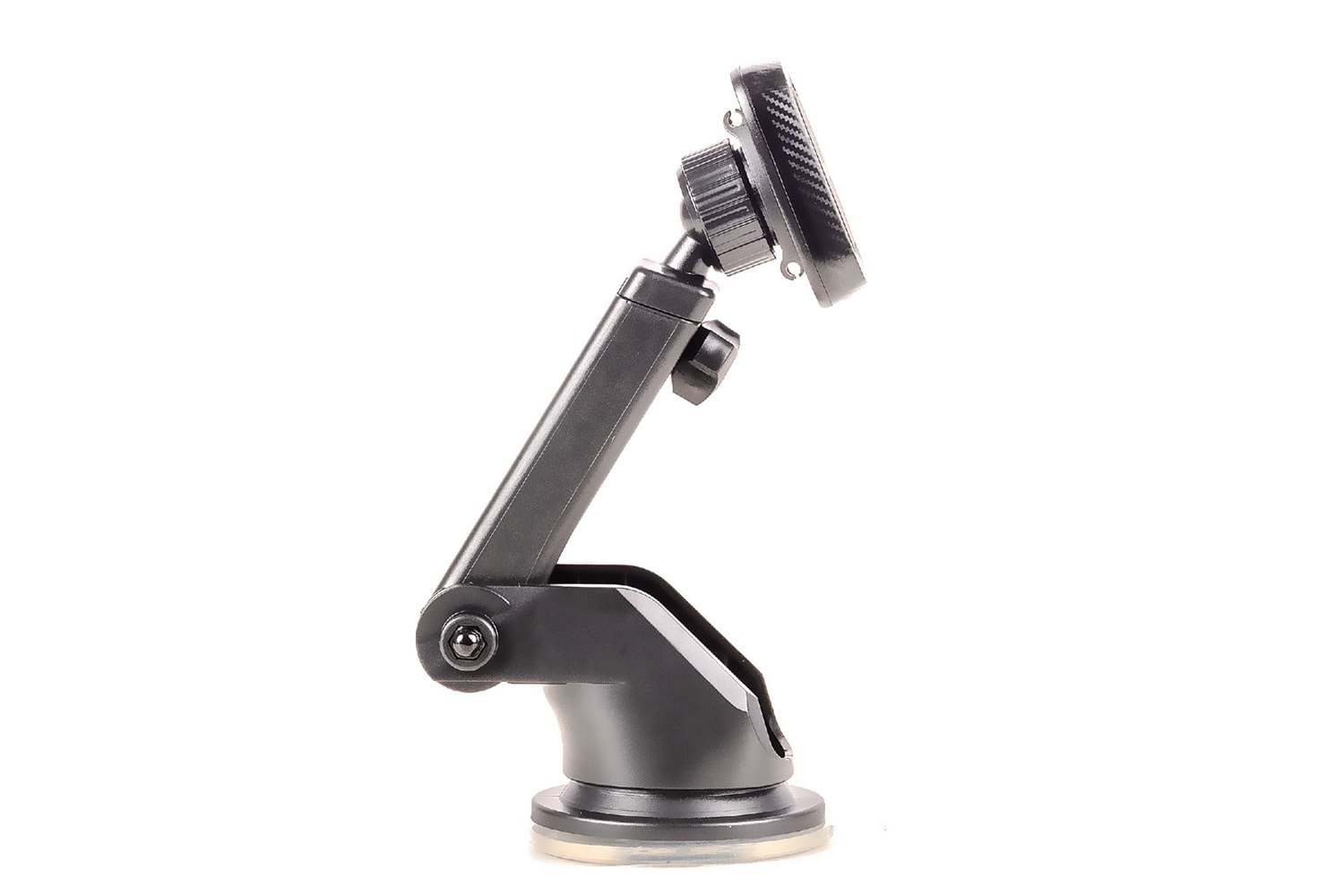 HEPU HP-A27 Mıknatıslı Araç İçi Telefon Tutucu – Ayarlanabilir Kol + Cam ve Torpido Uyumlu Vantuz Taban