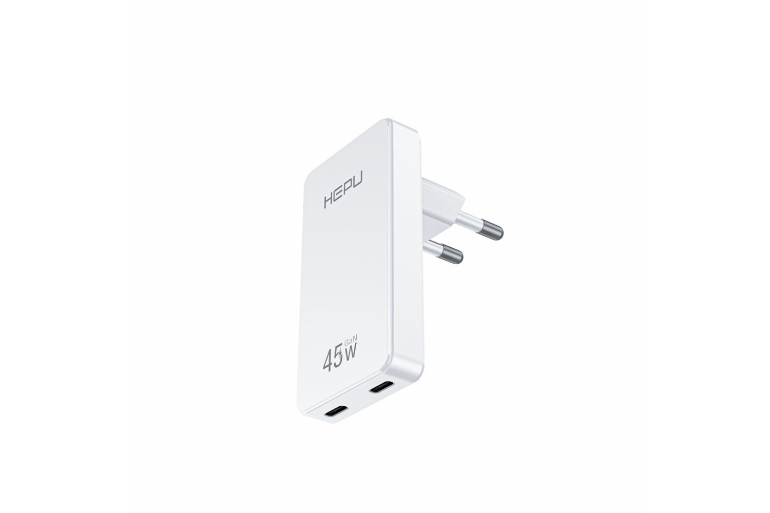 HEPU HP-C33 45W GaN Hızlı Şarj Adaptörü – Ultra İnce Tasarım Type-C Kablo Dahildir