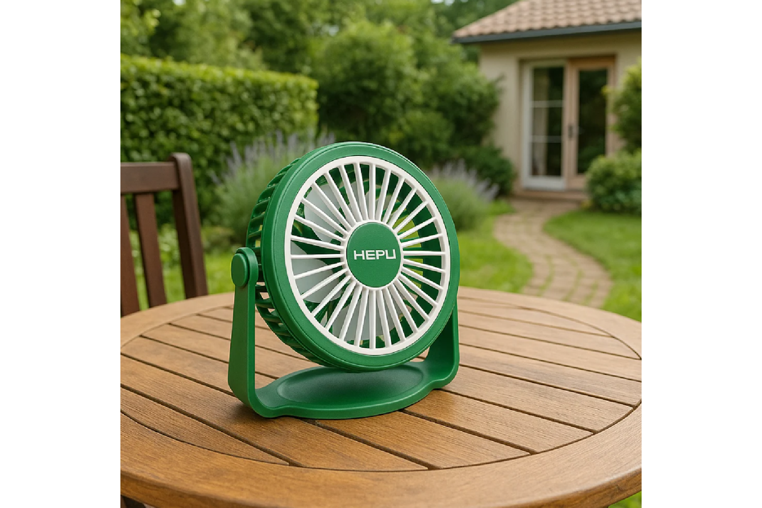 HEPU HP-F06 USB Şarjlı Sessiz Masaüstü Mini Fan