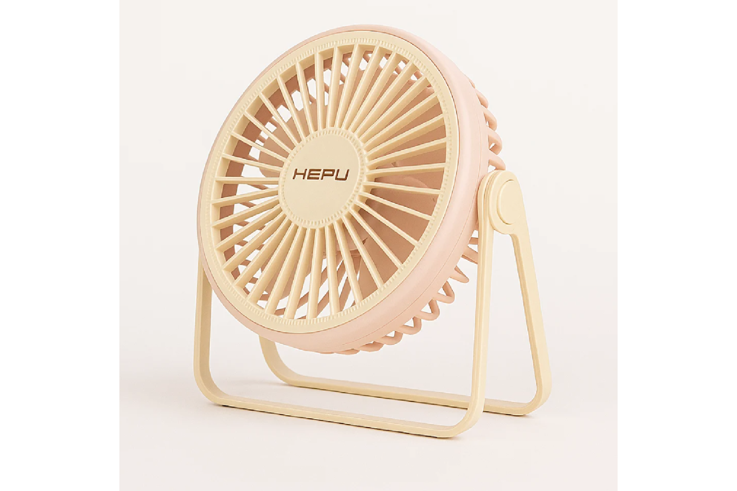 HEPU HP-F08 Sessiz Çalışan USB Şarjlı Ayarlanabilir Masaüstü Mini Fan