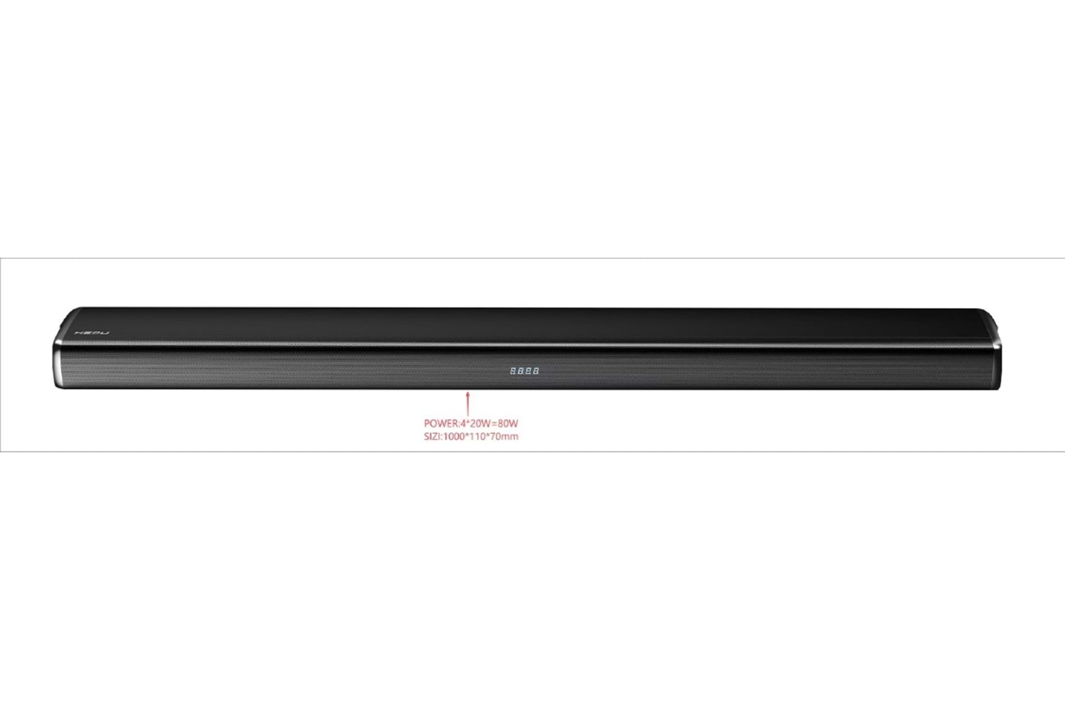 HEPU HP-TV06 – 180W Soundbar + Subwoofer Ses Sistemi (80W Soundbar + 100W Subwoofer)