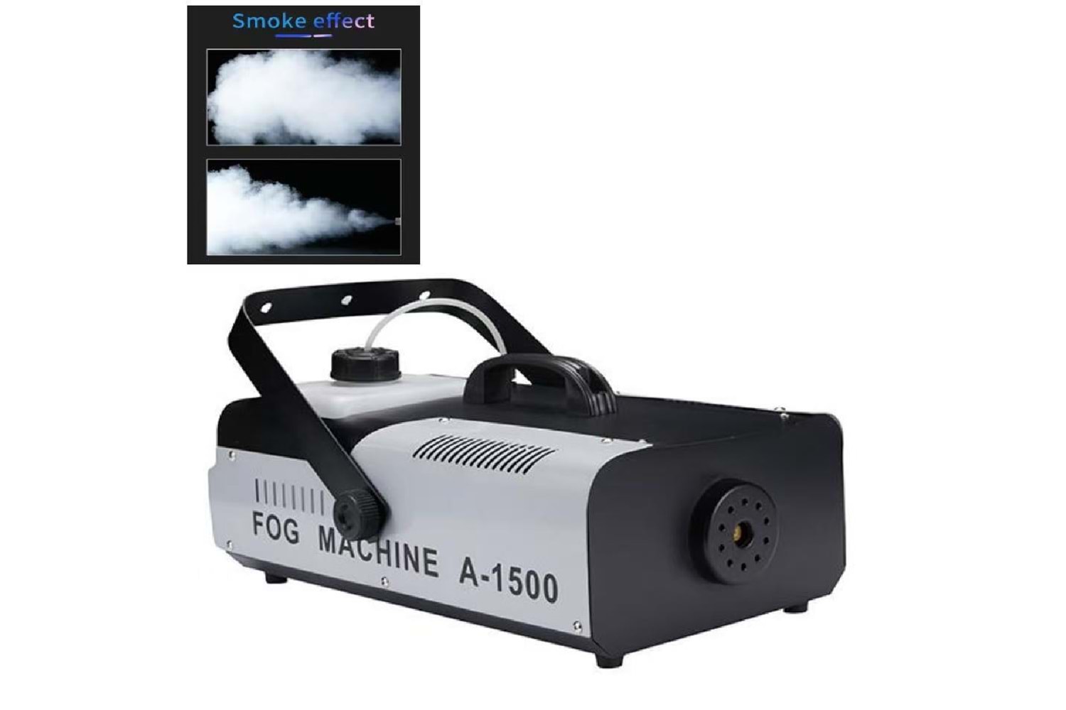 HEPU HP-FM01 Profesyonel Sis Makinesi – 1500W, DMX512 Destekli (LED’siz)