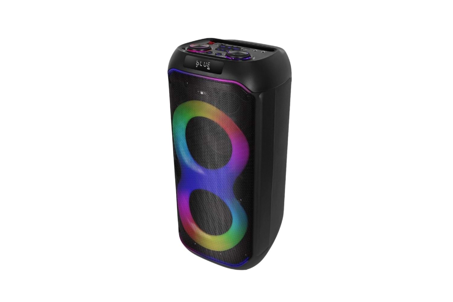 HEPU HP-117 Partybox Bluetooth Hoparlör – 2×6.5” Hoparlör, 40W Güç, RGB Işık, TWS Destekli