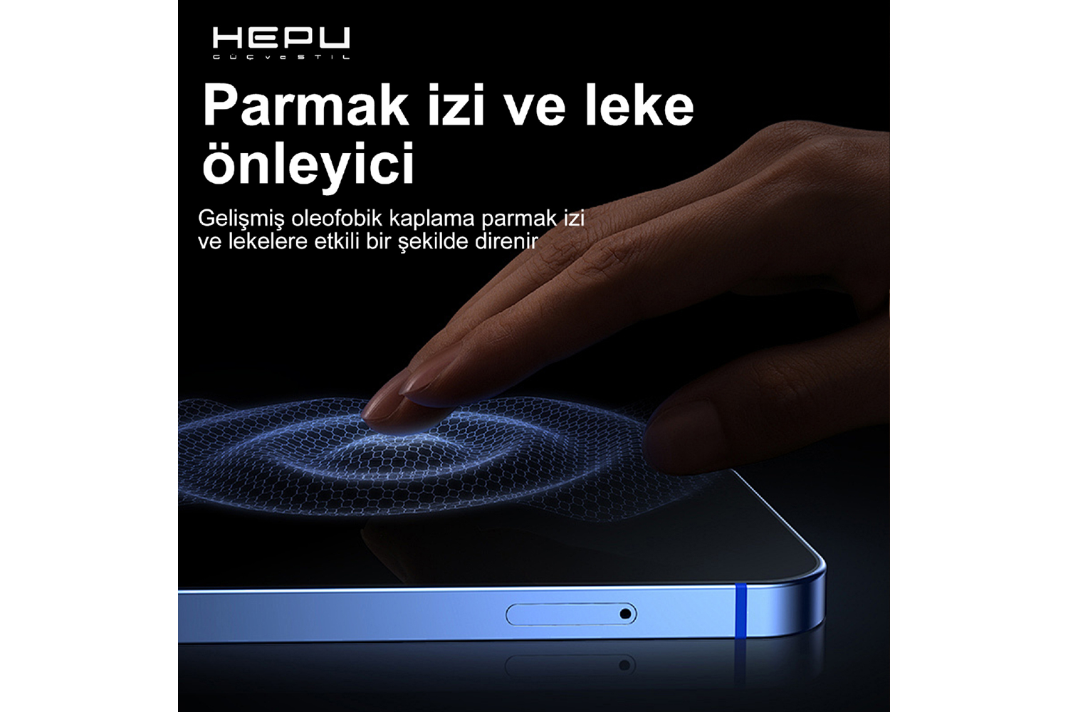 HEPU TITAN Privacy Cam Ekran Koruyucu – iPhone 11 / XR Uyumlu
