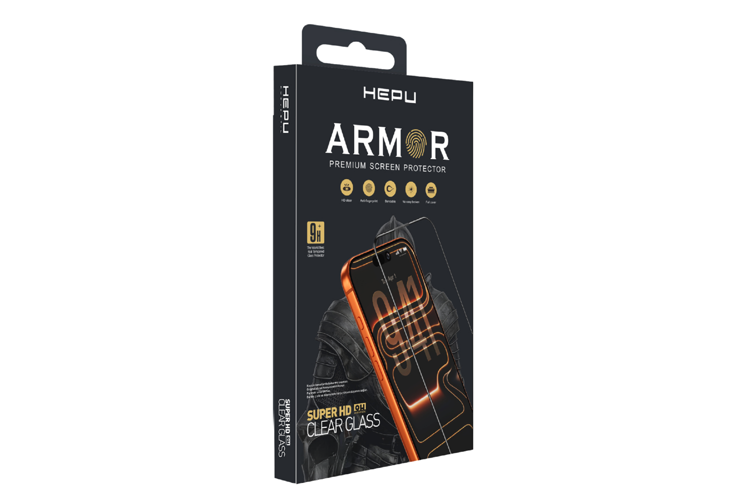 HEPU ARMOR Series Clear HD Cam Ekran Koruyucu – iPhone 17 Pro Uyumlu