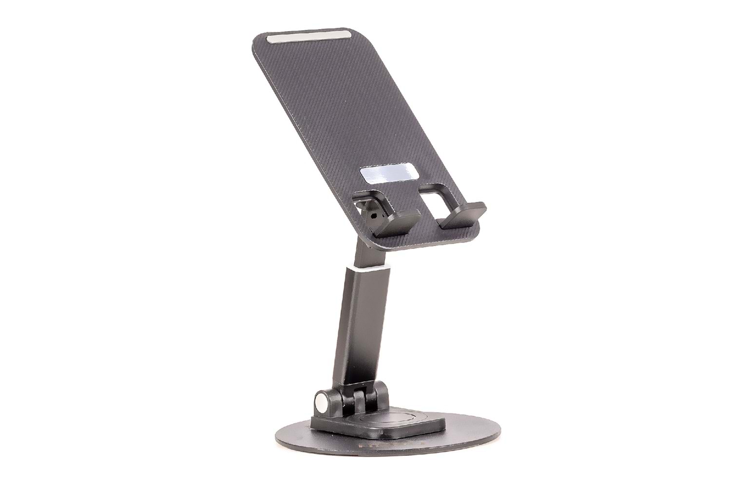 HEPU HP-A10 Masaüstü Metal Telefon Standı – Ayarlanabilir, Katlanabilir, Kaymaz Tabanlı