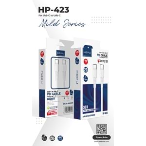 HEPU TYPE C TO TYPE C HP-423 MİLD 30 CM USB KABLO