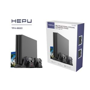 HEPU PS4 END PS5 SLİM SOGUTUCU VE ŞARJ TP4-882C