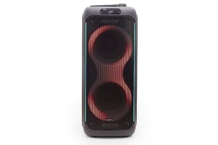 HEPU HP 940 Taşınabilir Şarjlı Bluetooth Hoparlör 80 w Rms 2*10 İnc Woofer Extra Bass Karaoke Mikrafon