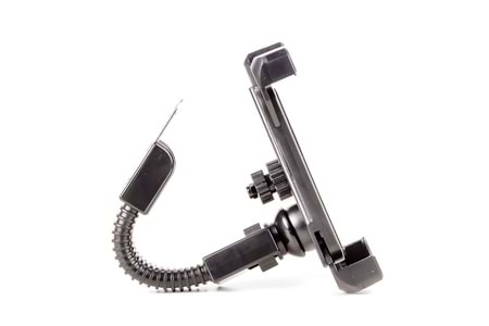 HEPU HP-A18 Motosiklet Dikiz Aynası Telefon Tutucu – Yaylı Kavrama + Esnek Boyun + 360° Dönebilir Başlık