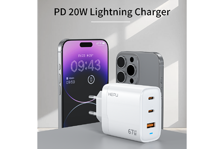  HEPU HP-C32 67W USB-C GaN Güç Adaptörü –Type-C Kablo Dahildir