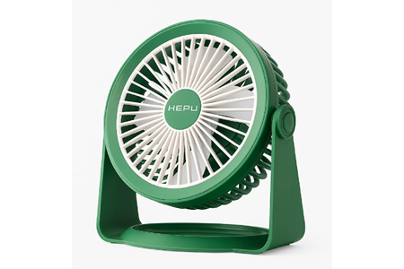 HEPU HP-F06 USB Şarjlı Sessiz Masaüstü Mini Fan