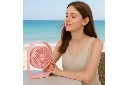 HEPU HP-F11 USB Şarjlı Sessiz Masaüstü Mini Fan