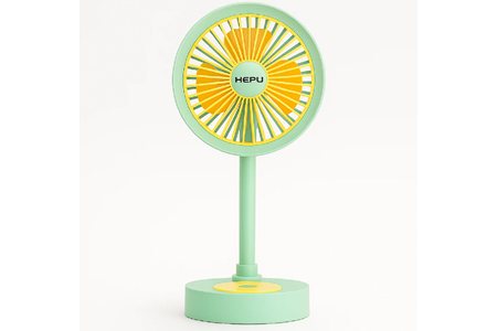 HEPU HP-F26 USB Şarjlı Sessiz Masaüstü Mini Fan