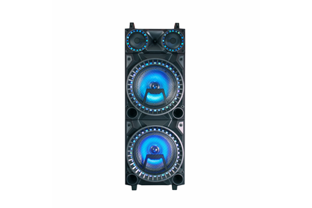 HEPU HP-973 Tekerlekli Party Hoparlör – 2 x 10” Woofer, 40W Güç, RGB Işık, 2 Kablosuz Mikrofon + Kumanda