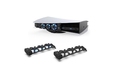 HEPU TP5-1523E PS5 Soğutma Fanı – Yüksek Hava Akışı + Sessiz Fan + LED Işıklı