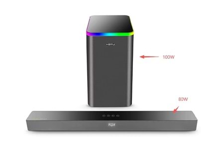 HEPU HP-TV06 – 180W Soundbar + Subwoofer Ses Sistemi (80W Soundbar + 100W Subwoofer)