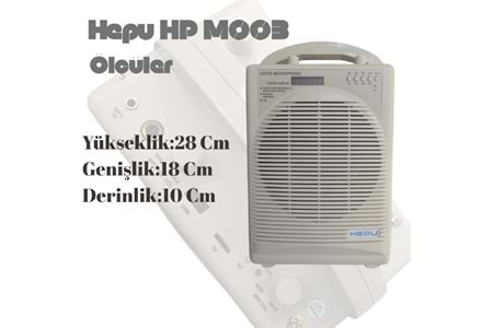 HEPU HP-M004 – 60W Şarjlı Mevlüt Anfi Seti (Kablosuz + Kablolu Mikrofonlu)