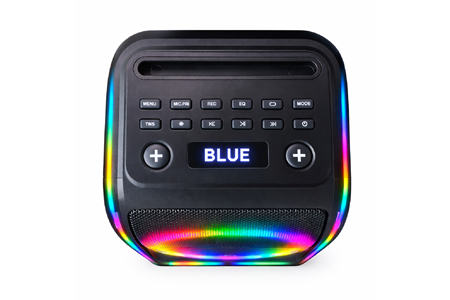 HEPU HP-978 Titan Series Taşınabilir Hoparlör – 2×6” Hoparlör, 30W RMS, RGB Işık, 1 Kablosuz Mikrofon + Kumanda