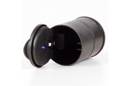HEPU HP-77 Oto Araç Içi Mavi Led Işıklı Küllük Araba Kül Tablası