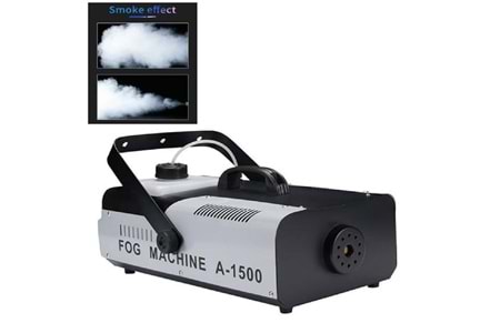 HEPU HP-FM01 Profesyonel Sis Makinesi – 1500W, DMX512 Destekli (LED’siz)