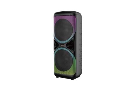 HEPU HP-985 Partybox Bluetooth Hoparlör – 2×6.5” Hoparlör, 20W Güç, RGB Işık, TWS Destekli
