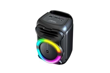 HEPU HP-114 Partybox Bluetooth Hoparlör – 4” Hoparlör, 15W Güç, RGB Işık, TWS Destekli