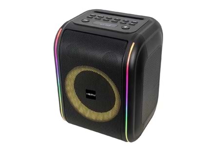 HEPU HP-988 Titan Series Taşınabilir Bluetooth Hoparlör – 8” Hoparlör, RMS 30W, Extra Bass, TWS Destekli