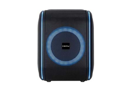 HEPU HP-988 Titan Series Taşınabilir Bluetooth Hoparlör – 8” Hoparlör, RMS 30W, Extra Bass, TWS Destekli