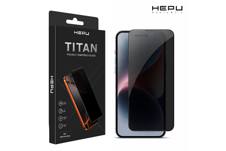 HEPU TITAN Privacy Cam Ekran Koruyucu – iPhone 15 / 16 Uyumlu