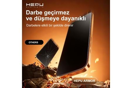 HEPU ARMOR Series Clear HD Cam Ekran Koruyucu – iPhone 17 Pro Uyumlu