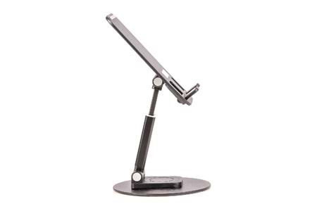 HEPU HP-A10 Masaüstü Metal Telefon Standı – Ayarlanabilir, Katlanabilir, Kaymaz Tabanlı