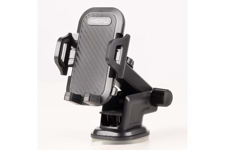 HEPU HP-A15 Araç İçi Telefon Tutucu – Uzun Kollu, Güçlü Vantuzlu, Ayarlanabilir Tasarım