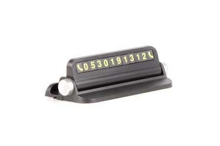 HEPU HP-A19 Araç İçi Park Numaratörü Telefon Tutucu Standlı