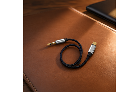 HEPU HP-20 AUX Kablosu Type-C Jack Çevirici