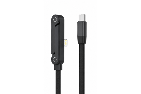 HEPU HP-ALC01 Armor Type-C to Lightning Hızlı Şarj Kablosu – 27W PD, Telefon Standlı Tasarım (1.5 Metre)