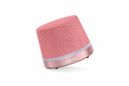 HEPU HP-MS01 Pembe Armor Manyetik Bluetooth Hoparlör – 5W Ses Çıkışı, Bluetooth 5.3, TWS Destekli
