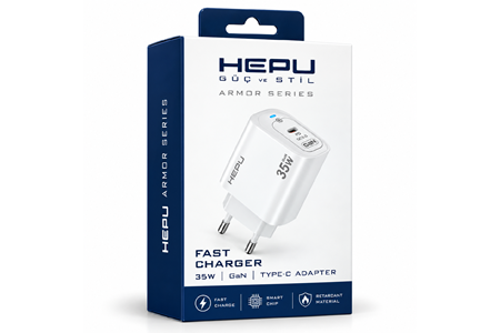 HEPU HP-AC05 35W GaN PD Şarj Adaptörü – Hızlı Şarj