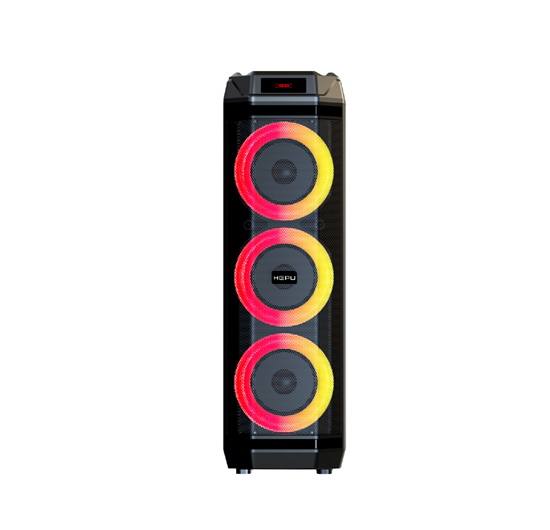 HEPU HP-982 Partybox Bluetooth Hoparlör – 3×8” Hoparlör, 30W Güç
