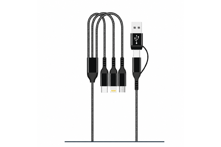 HEPU HP-13 3’ü 1 Arada Şarj Kablosu – Type-C, Lightning ve Micro USB