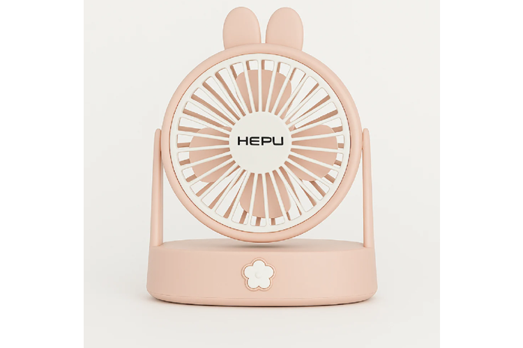 HEPU HP-F09 USB Şarjlı Sessiz Masaüstü Mini Fan