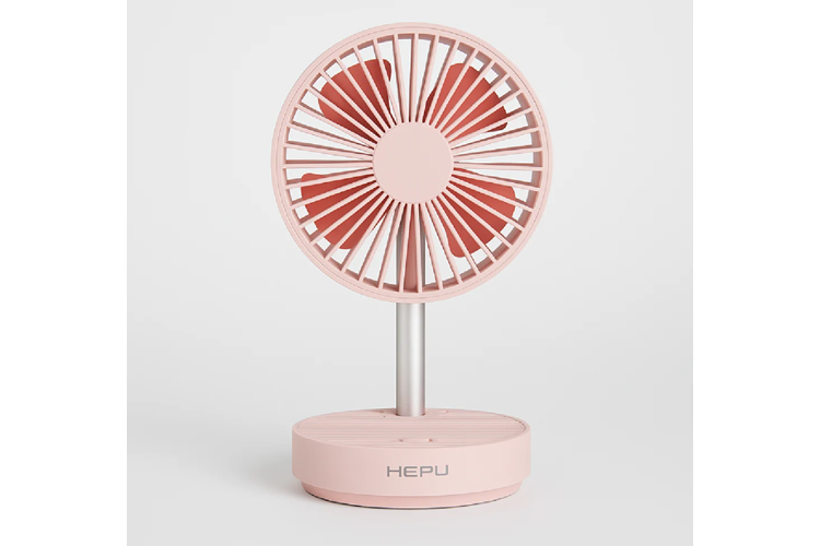 HEPU HP-F25 USB Şarjlı Sessiz Masaüstü Mini Fan