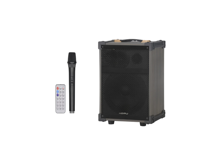 HEPU HP-904 Partybox Bluetooth Hoparlör – 12” Woofer, 40W Güç, 1 Kablosuz Mikrofon + Kumanda, Bass Boost