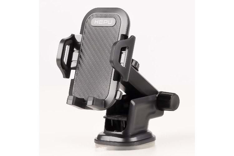 HEPU HP-A15 Araç İçi Telefon Tutucu – Uzun Kollu, Güçlü Vantuzlu, Ayarlanabilir Tasarım