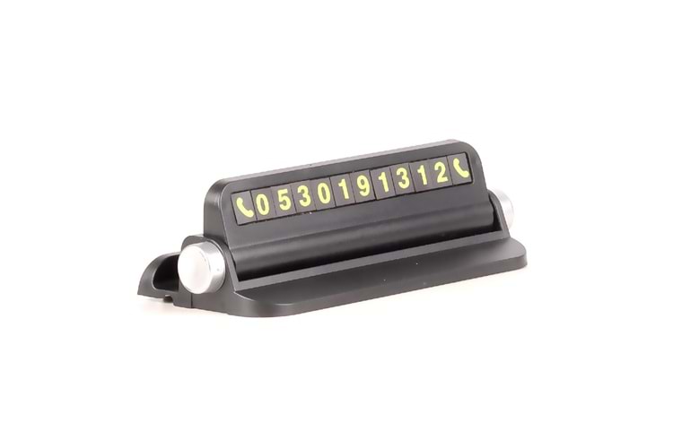 HEPU HP-A19 Araç İçi Park Numaratörü Telefon Tutucu Standlı