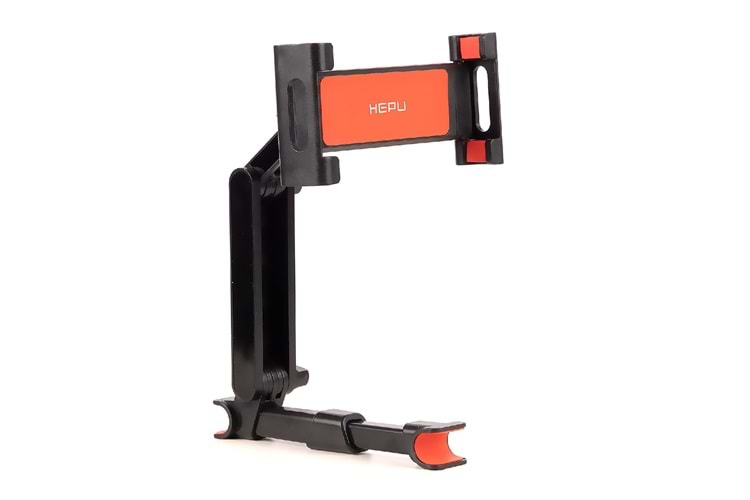 HEPU HP-A28 Koltuk Arkası Telefon & Tablet Tutucu – Ayarlanabilir Kol + 360° Dönebilir Başlık