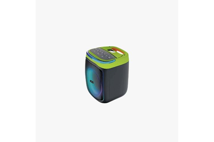 HEPU HP-119 Partybox Bluetooth Hoparlör – 6” Hoparlör, 40W Güç, RGB Işık, TWS Destekli